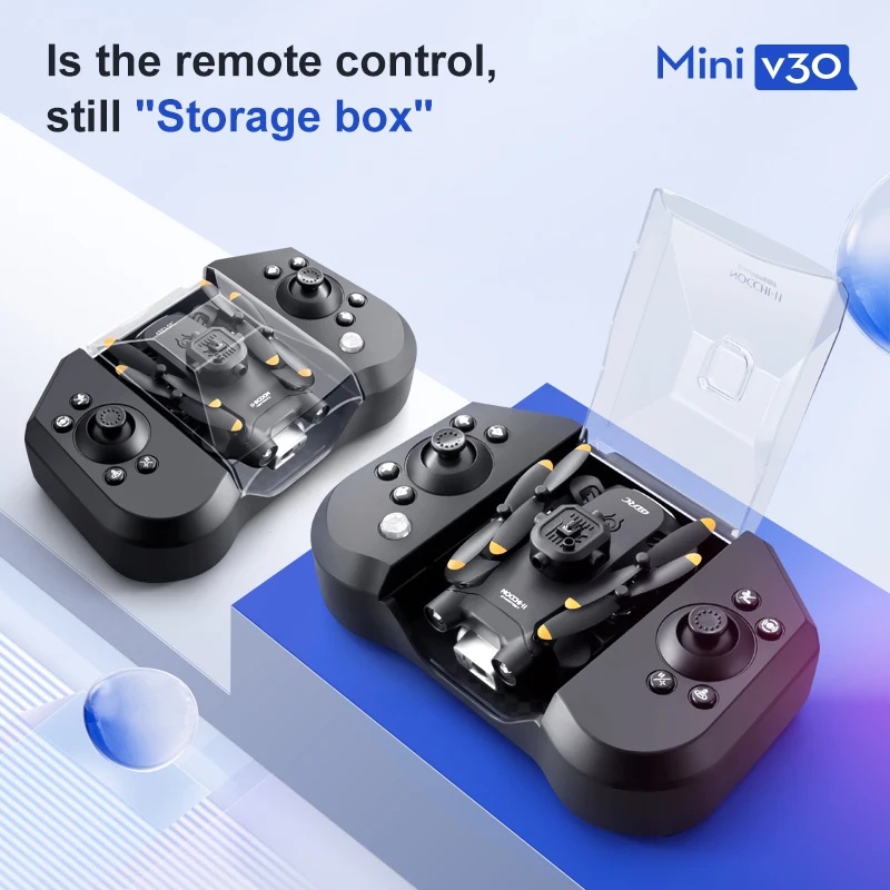 Mini V30 WiFi  With 4K HD Dual - Rc Helicopter Mini review and price