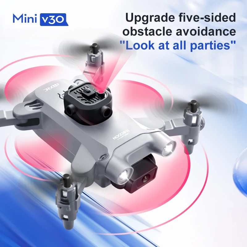 Mini V30 WiFi  With 4K HD Dual - Rc Helicopter Mini review and price