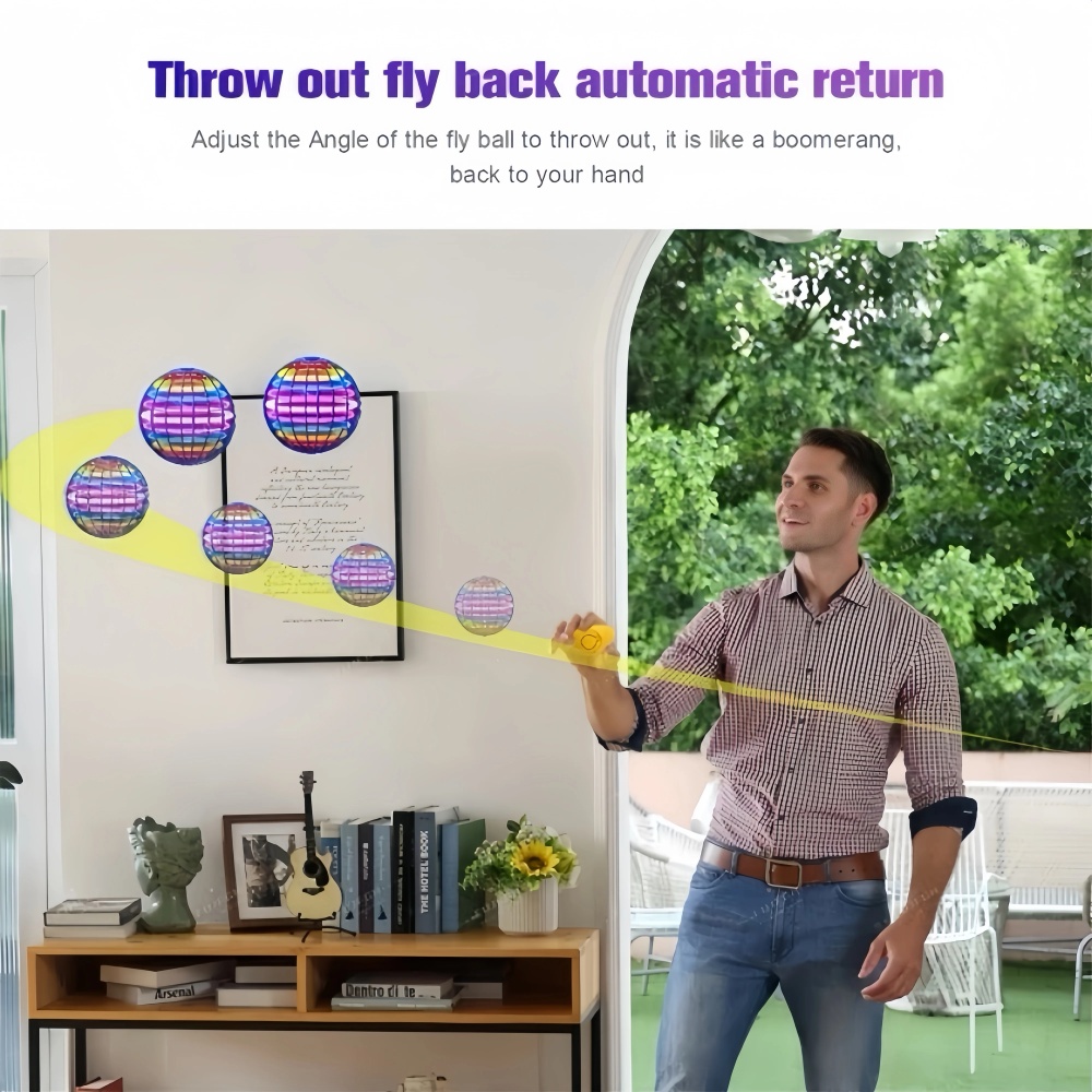 Flying Orb Boomerang Ball LED  - Rc Helicopter Electric review and price