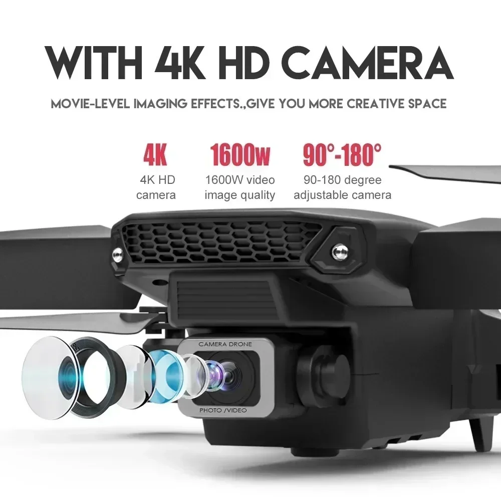 E88 Pro WIFI FPV Drone Wide An - Rc Helicopter Case review and price